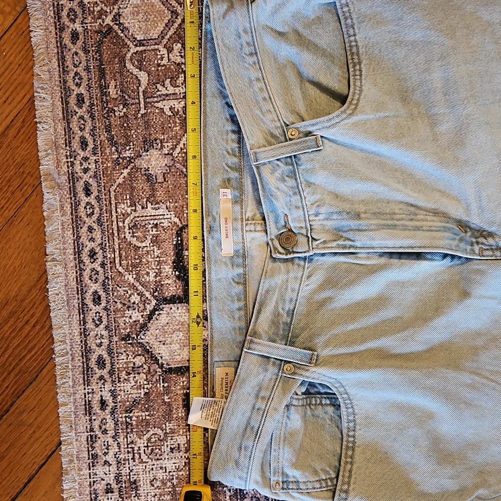 Levi's Light Blue Wide Leg Jeans - Picture 4 of 6